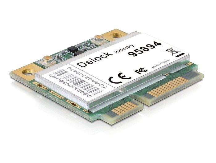 DELOCK Modul WLAN + Bluetooth 3.0 + HS Mini PCI Express 1T/1R