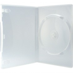 DVD A5 Box für eine DVD / CD, Transparent (Mindestmenge 50. VPE Karton