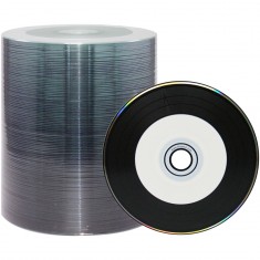 Schwarze Vinyl CD-R, 700 MB (80min) im  der alten Single Schallp