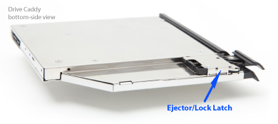 OptiBayHD Notebook Einbaukit für zweite Festplatte oder SSD in DELL La