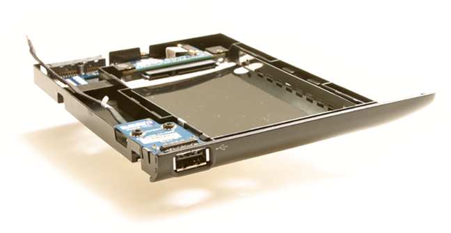 OptiBayHD Notebook Einbaukit für zweite Festplatte oder SSD in HP / CO