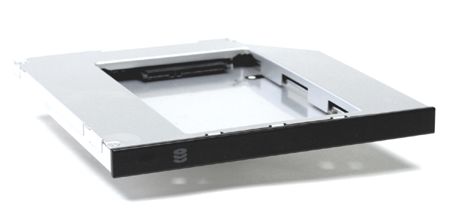 OptiBayHD Notebook Einbaukit für zweite Festplatte oder SSD anstelle d