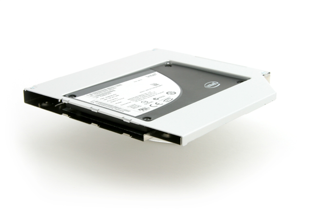 OptiBayHD Notebook Einbaukit für zweite Festplatte oder SSD anstelle d
