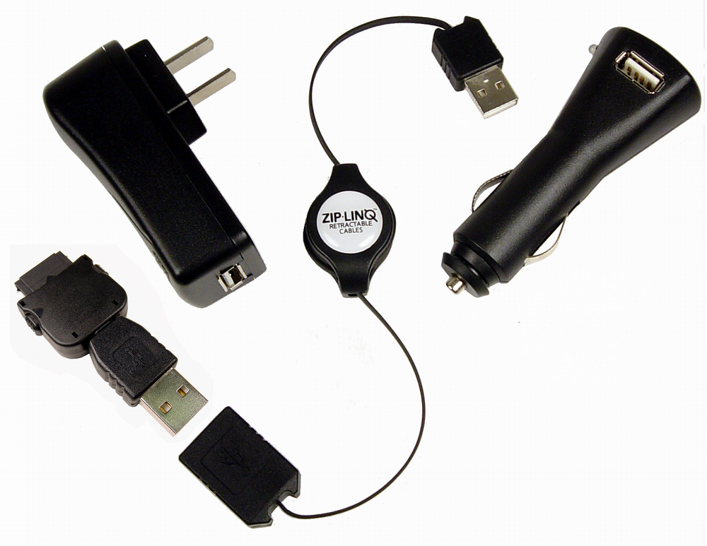 Motorola 3 (USB Kabel, Motorola 3 Adapter, 110V AC & 12V DC Adapter)