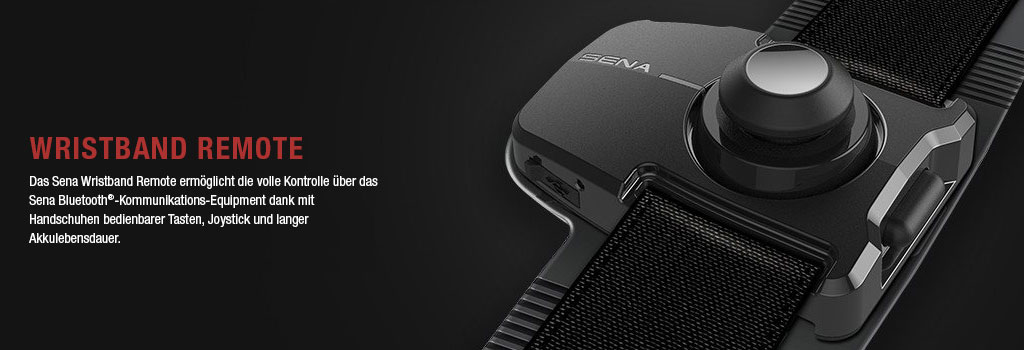 SENA SC-WR-01 Bluetooth 4.1 Wristband Remote eine Fernbedienung für das Handgelenk zur Steuerung des 20S, 10U, 10C und des neuen 10R Headset