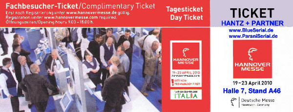 Kostenloses Fachbesucher-Ticket