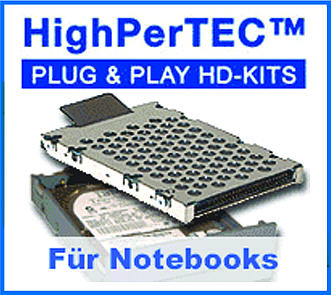 OptiBayHD Notebook Einbaukit für zweite Festplatte oder SSD in ACER Ti